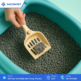 Xẻng hốt phân mèo