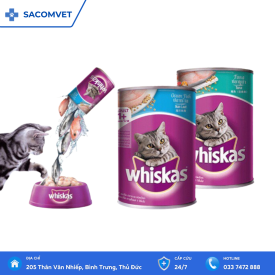 Pate cho mèo Whiskas lon 400g
