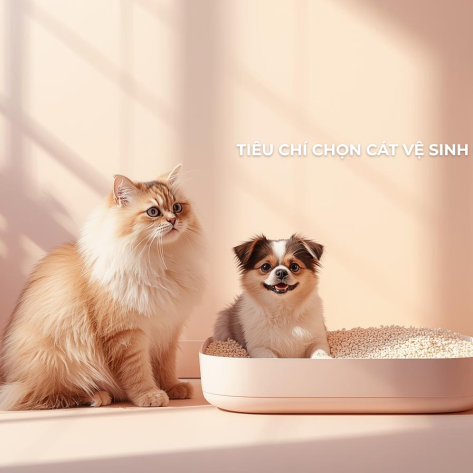 Tiêu chí chọn cát vệ sinh cho chó mèo